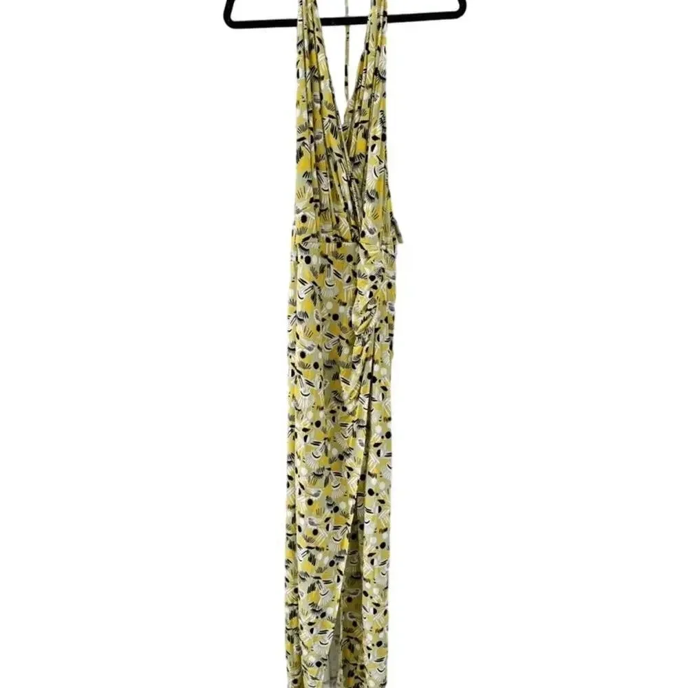 NEW Free People Women Large Apple Mint Green Daria Halter Maxi Dress